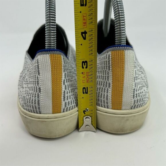 Rothy's Women's Casual Slip-On Sneakers Size 8 Opal Python Print Gray and White - Picture 8 of 14